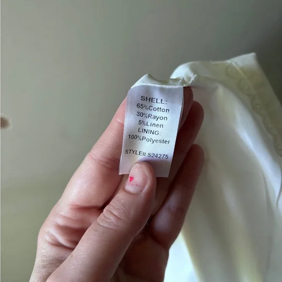 NWT Mustard Seed White Tie Front Tank | M - Picture 5 of 7